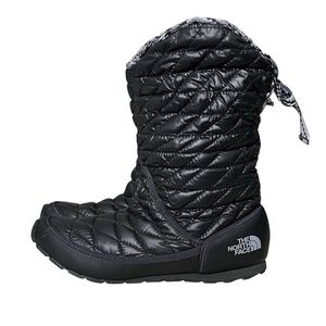 North Face Womens Black Thermoball Roll Down Bootie II Size 10 Snow Boots Winter